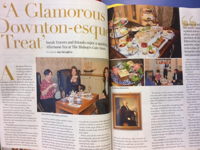 Afternoon Tea At Bishops Gate Hotel Derry Afternoon Tea At Bishops Gate Hotel Derry